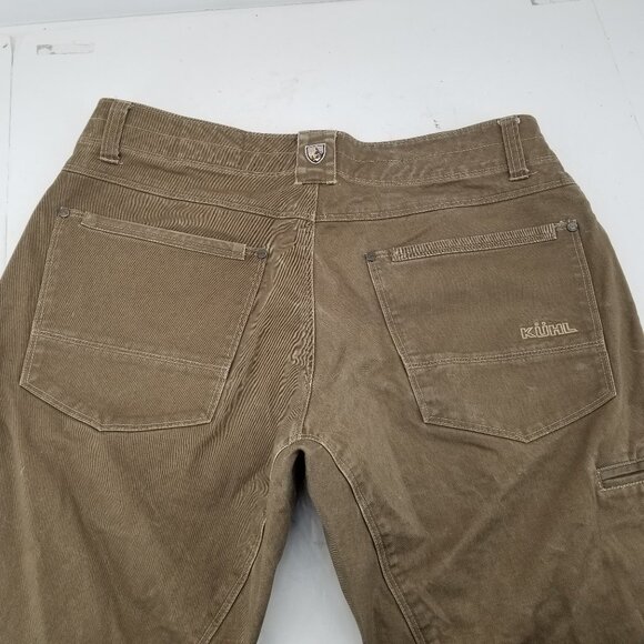 Kuhl Ryder Pants Men Vintage Patina Dye Olive Brown Hiking Outdoors 34 x 30 - Picture 4 of 10